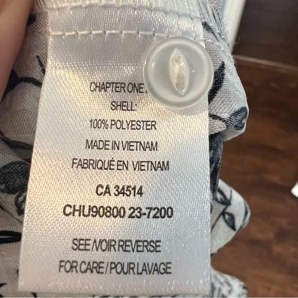 Haver + Blair London Floral Black and White Long Sleeve Top - Picture 9 of 9